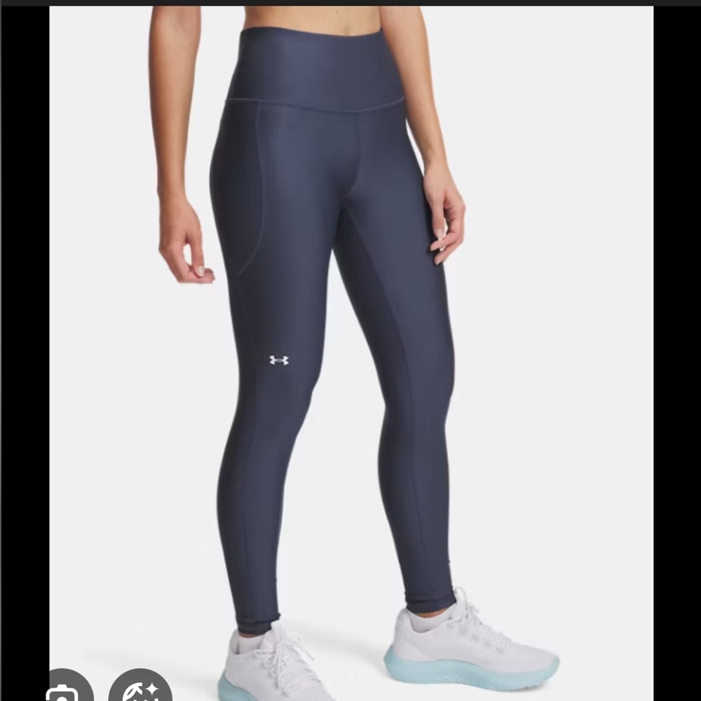 Under Armour Navy Metallic Leggings